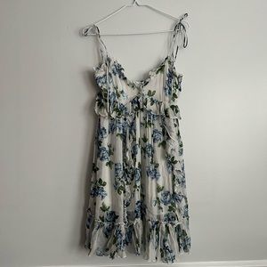 NWT the Kooples antique floral ruffle dress